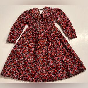 Strasburg Cotton Corduroy Floral Long Sleeve Dress Size Girls 6 Years